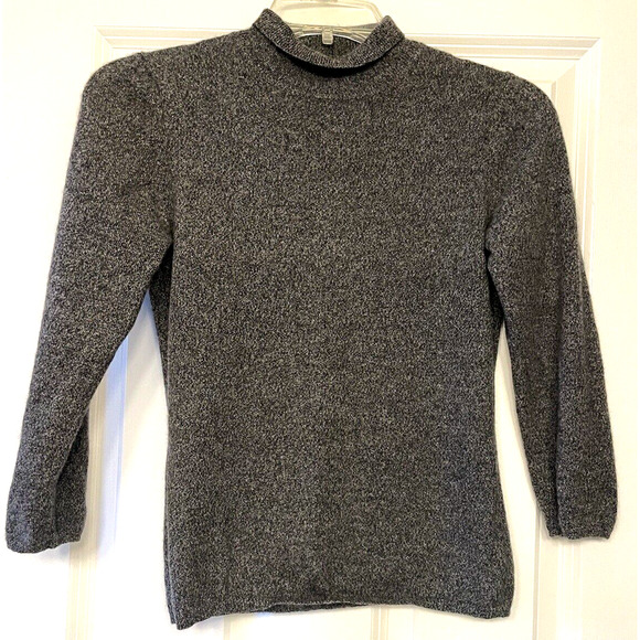 INC International Concepts 100% Cashmere 3/4 Sleeve Turtleneck Sweater, Women' M - Picture 1 of 5